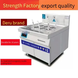 Commercial Six - Eye Noodle Cooker, Dumpling and Rice Noodle Cooker, Multi - Functional Electromagnetic Noodle Cooker, Kitchen Equipment for Noodle Shops thumbnail-2
