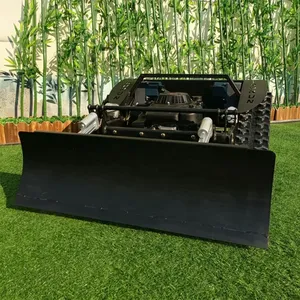 Industrial Rubber Track 16Hp 452Cc Gasoline Engine Adjustable Blade Height Remote Control Lawn Mower thumbnail-1