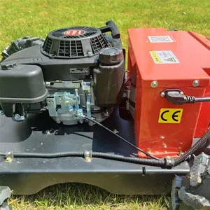 VIGORUN Industrial 224cc 4-Stroke Petrol Gasoline Engine 24V Steel Chassis Self Propelled Remote Control Steep Slope Mower thumbnail-5