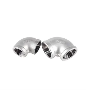 Factory Price Construction Parts Thread Inside 316 Stainless Steel Pipe Fittings Accessories Elbow 90 thumbnail-4