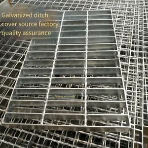 Manufacturer of Galvanized Steel Grating Panels, Plug-in Steel Gratings, Covers for Car Wash Floor Steps and Water Collection, Well-ventilated and Light-transmitting thumbnail-2