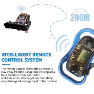 Vigorun 1000mm Remote Control Tracked 35 Degree Twin Cylinder Flail Shredder thumbnail-5