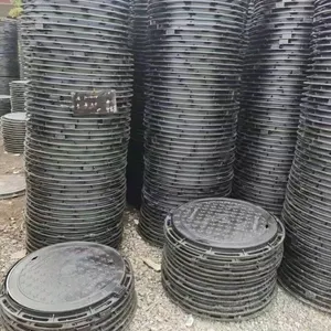 China Wholesale Round Cast Ductile Iron Manhole Cover for Sale thumbnail-5