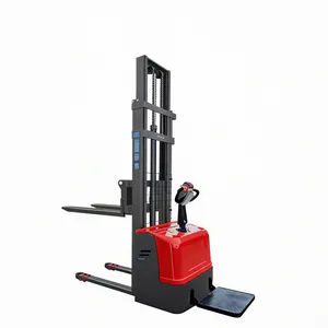 2 Ton Electric Pallet Stacker 1.5M Lift Height Pedestrian Forklift Warehouse Pallet Truck for Sale thumbnail-2