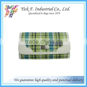 Beautiful Stylish Multiple Card Slots Knitting Paper Long Wallet thumbnail-1