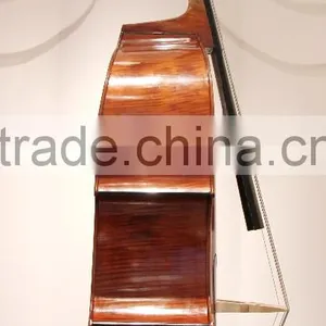 4/4 Violin Shaped Flat Back England Style Fully Solid Professional Double Bass thumbnail-4
