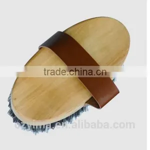 Wooden Horse Body Brush for Horse Cleaning thumbnail-1