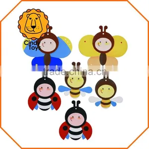 DIY Wooden Decoration Craft Funny Little Insects 6 Pcs for Kids in Spring thumbnail-2