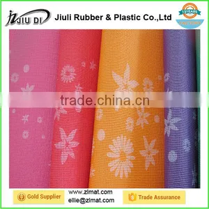 Print Pattern NBR /PVC Yoga Mat thumbnail-3