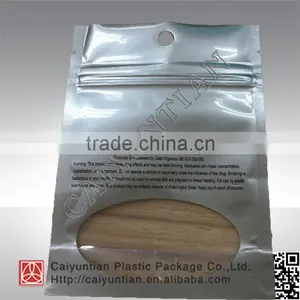 Custom Aluminium Foil Zipper Clear Seed Packaging Bags thumbnail-2