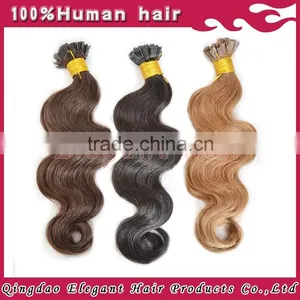 2015 New Products Body Weave Brazilian Flat Tip Hair Extension Wholesale thumbnail-2