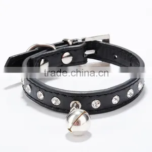 Cat Dog Chain Pet Supplies Single Diamond Bells Pet Collar thumbnail-4