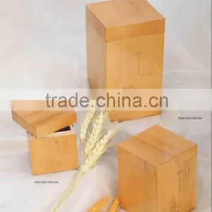 Custom Logo Printed Raw Wood Wooden Antique Tea Box Wine Box W1184 thumbnail-1