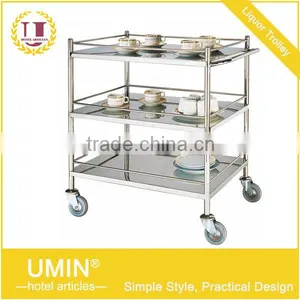 Stainless Steel Restaurant Serving Cart thumbnail-1