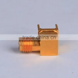 SMA,manufacturer Type and Female Gender 20mm R/A Pcb Mount Sma Micro-strip rf Connector thumbnail-3