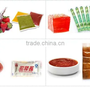 Three Side Sealing Plastic Bag Shampoo / Cosmetic Filling Machine thumbnail-2