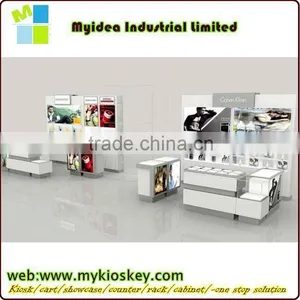 New Desing Fashion Acrylic Cosmetic Kiosks for Business thumbnail-5