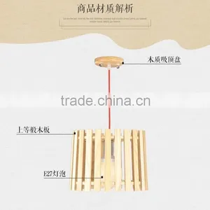 Wooden LED Pendant Light JK-8005B-06 Hanging Pendant Lamp Wooden Modern Style thumbnail-6