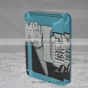 Acrylic Paperweight,acrylic Solid Alphabet Display Block With Back Printed Paper Sticker thumbnail-3