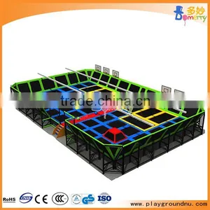 2016 High Quality Manufacture in China Indoor Trampoline Playground Equipment thumbnail-1