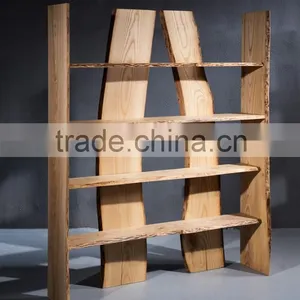 Home Decoration Use Simple Latest Design Modern Wooden Boodshelf thumbnail-1