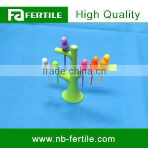 YWJ 136117 Plastic Bird Shaped Fruit Fork thumbnail-2