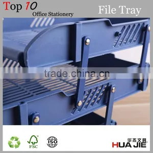 Office Plastic File Document Tray With 3 Trays thumbnail-5
