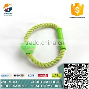 Green Color With Decorative Ball Pet Toys for Dog Chew thumbnail-1