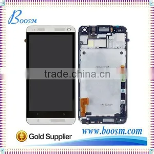 Wholesale High Quality Original One M7 LCD Digitizer for HTC M7 LCD Spare Parts Silver thumbnail-1