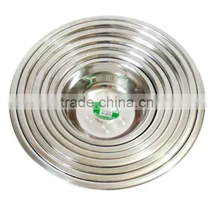 Wholesale Importer of Chinese Goods Deep Metal Dinner Plates thumbnail-1