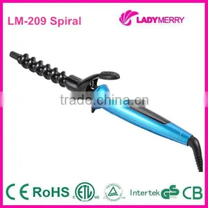 Professional Digital LCD Hair Curlers Spiral Curl Machine thumbnail-1