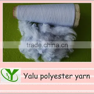 Raw White 100% Polyester Spun Yarn & PSF thumbnail-1