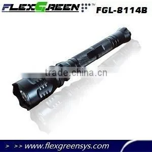 Military Long Distance 4400mAh 3W Q5 LED 2x18650 Rechargeable Flashlights thumbnail-1