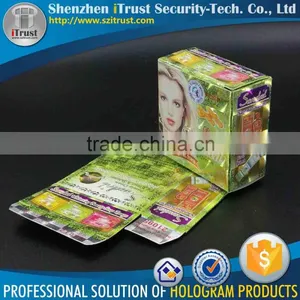 Trade Assurance Free Sample Free Design 3D Hologram Silver Paper Custom Box Printing thumbnail-6