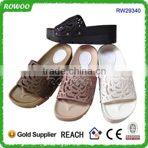 Slip-On Style and PVC Hollow Flip Flop Slipper thumbnail-1