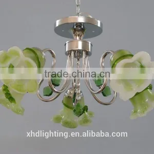 Green Retro Vintage Home Decor Flower Chandelier With China Export Factory thumbnail-1