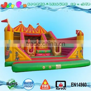 2016 Super Inflatable Circus Play Beds for Children,joker Animal Inflatable Fun City Bouncer thumbnail-1