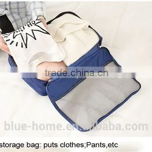 Made in China Women Trave Insert Handbag Clothes Pants Sundries Storage Bag Sets 7 Pcs thumbnail-6