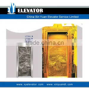 Golden & Luxurious & Vintage Style Elevator Automatic Door thumbnail-1