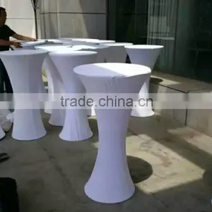Lycra Spandex Cocktail Table Cloth for Wedding Wholesale Table Linen thumbnail-1