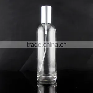 Clear Lotion Glass Bottle With Golden Pump thumbnail-2
