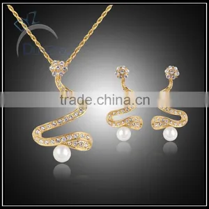 Cute Alloy Necklace Pendent and Earring Jewelry Set thumbnail-1