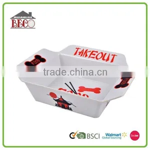Creative Fashion Design Portable Melamine Pet Bowl Dish thumbnail-1