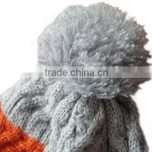 New Arrival Unisex Acrylic Knitted Winter Hat Scarf Glove Set thumbnail-4