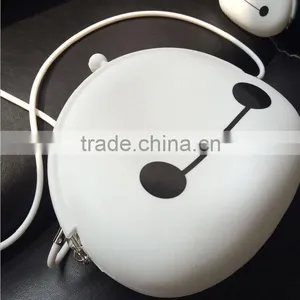 2015 Hot Baymax Silicone Shoulder Bag With Silicone Chain Quality Choice thumbnail-1