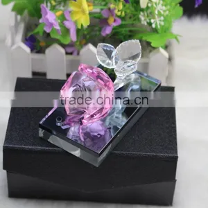 Factory Directly Sale Hot Seller High Quality Crystal Rose With Base Togther for Hot Selling Quality Choice thumbnail-6