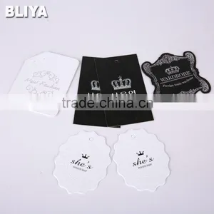 OEM Factory Price Decorative SEX Paper Garment Hang Tags for Lingerie thumbnail-1