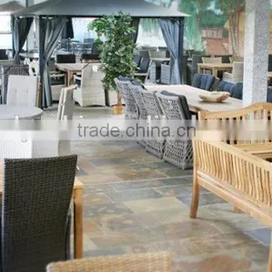 Fashionable Italy Style Outdoor Rattan Coffee Table and Chairs Set Round Wicker Sofa thumbnail-6