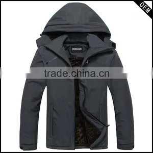 Top Quality OEM Outdoor Fleece Lined Polyester Men Sports Jacket thumbnail-1