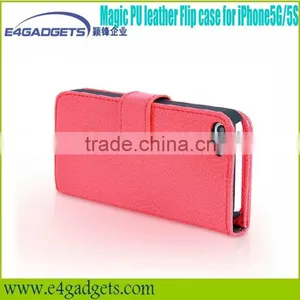 For IPhone5 Case Cover,Leather Flip Case Cover Holder for IPhone5 thumbnail-1